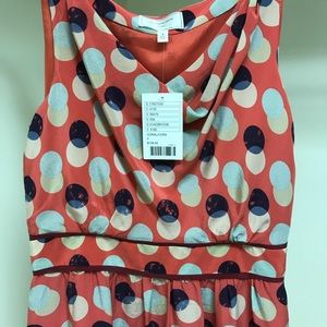 Silk sleeveless Anthropologie dress